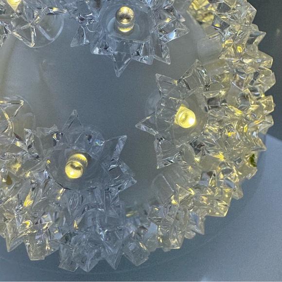 GE 5.5” Hanging Super Sphere Light Display with Twinkling Warm White LED Lights - Picture 7 of 10